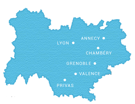 Nous louons du matériel de réception dans toute la région Rhône Alpes